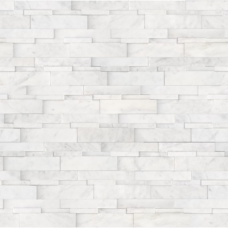 bianco carrara honed fireplace stone