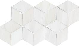 Dolomite White Polished 3d Hexagon Mosaic