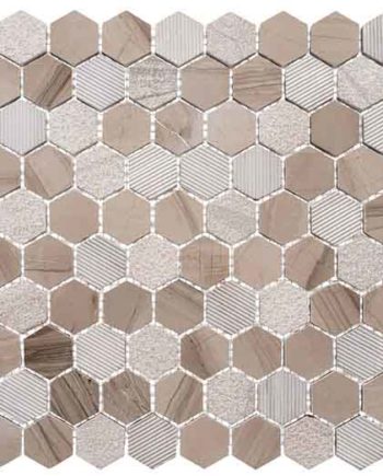 Excalibur Smokey Tan 1-1/4 hexagon