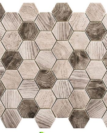 Tawny Oak 2" Hexagon