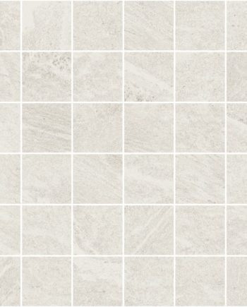 wave white 2x2 mosaic tile