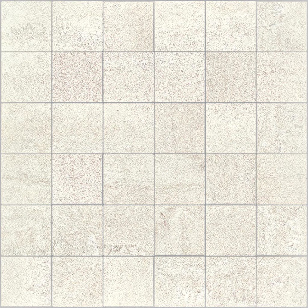 Kaleido bianco 2x2 mosaic tile