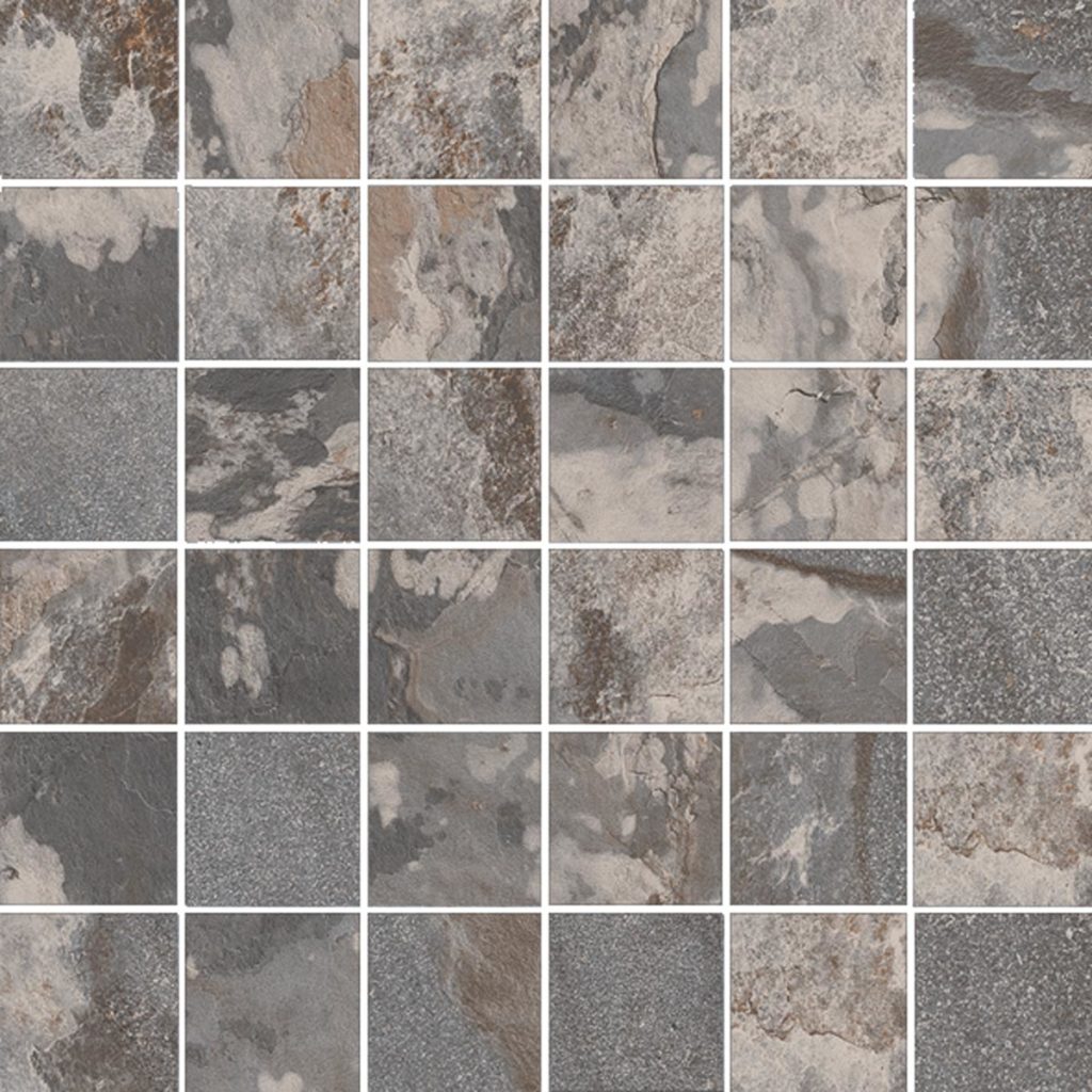 Sierra Boulder 2x2 mosaic tile