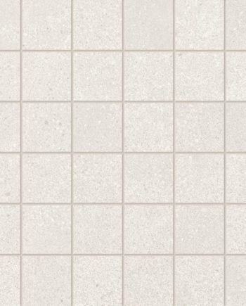 Phase white 2x2 mosaic tile