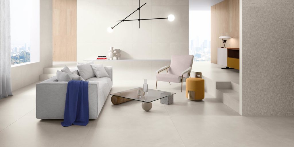 Phase white room tile