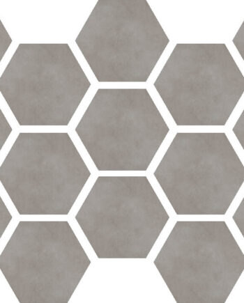 Etna Gris hexagon mosaic happy floors