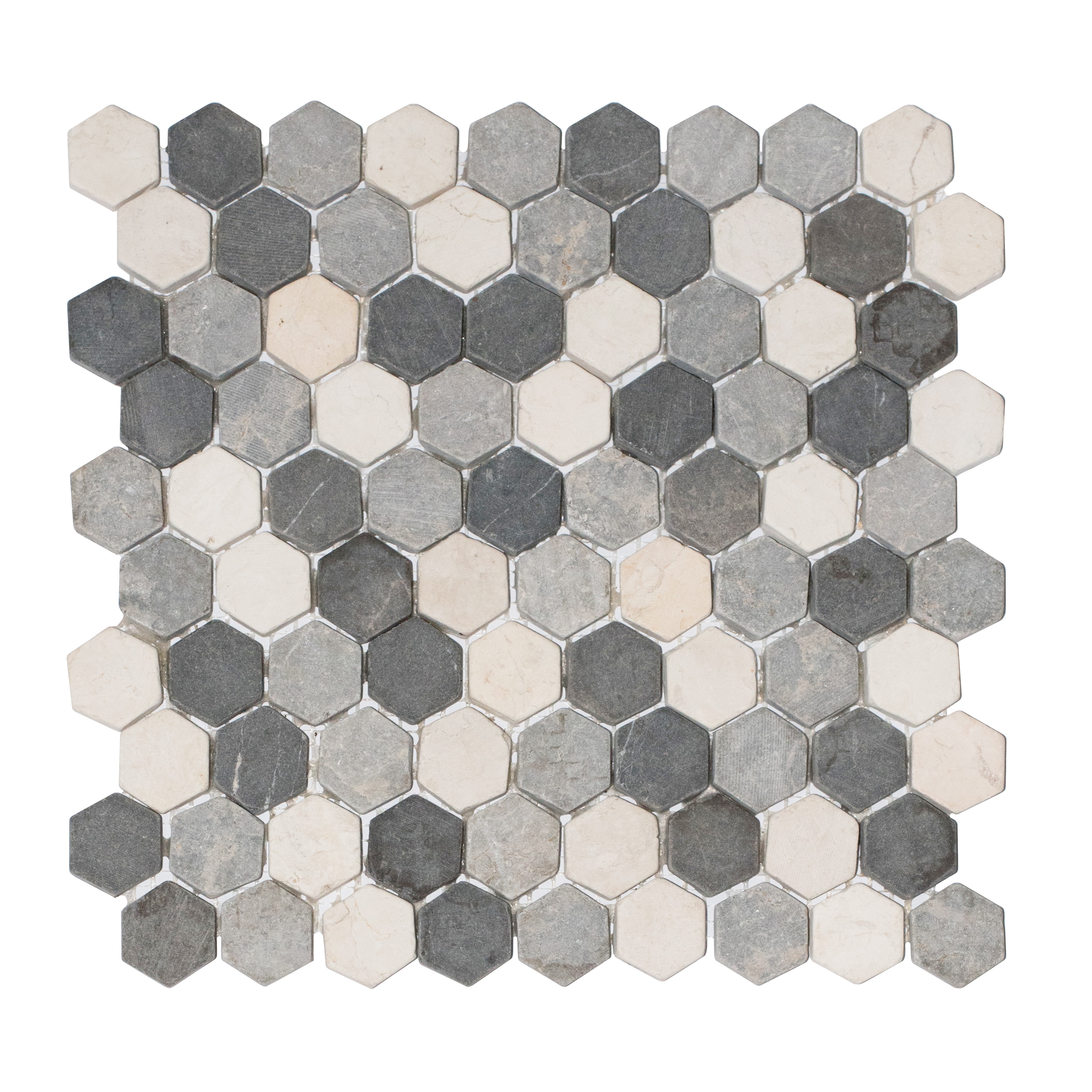 Mini Hexagon Grey Scale ZPMH-006