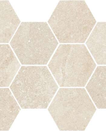 Austral Ivory Hexagon Happy Floors