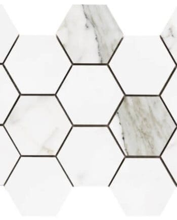 Statuario Luxe hexagon happy floors