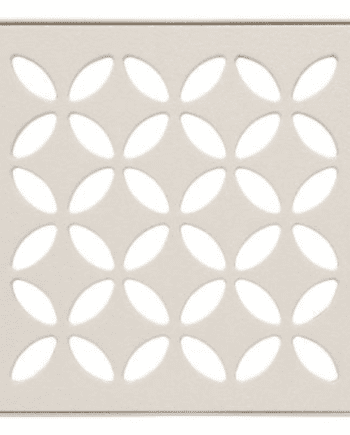 Schluter Kerdi-Drain 4 in. Ivory Floral Grate KDIF4GRKTSID5