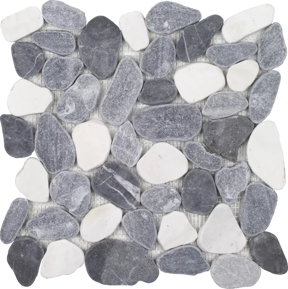 Tesoro Beachstone Blue Grey and White VHSBEACWBGSMO