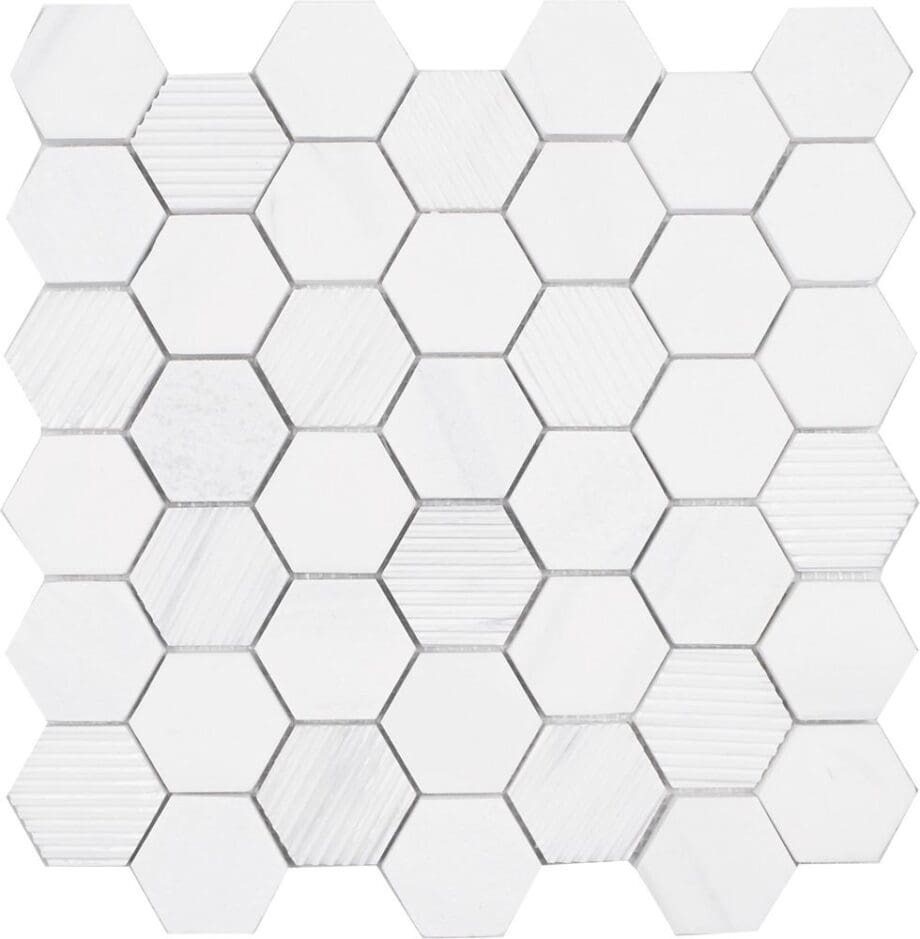 Tesoro Contempo Dolomite 2in Hexagon MMXCONTDOL2HX