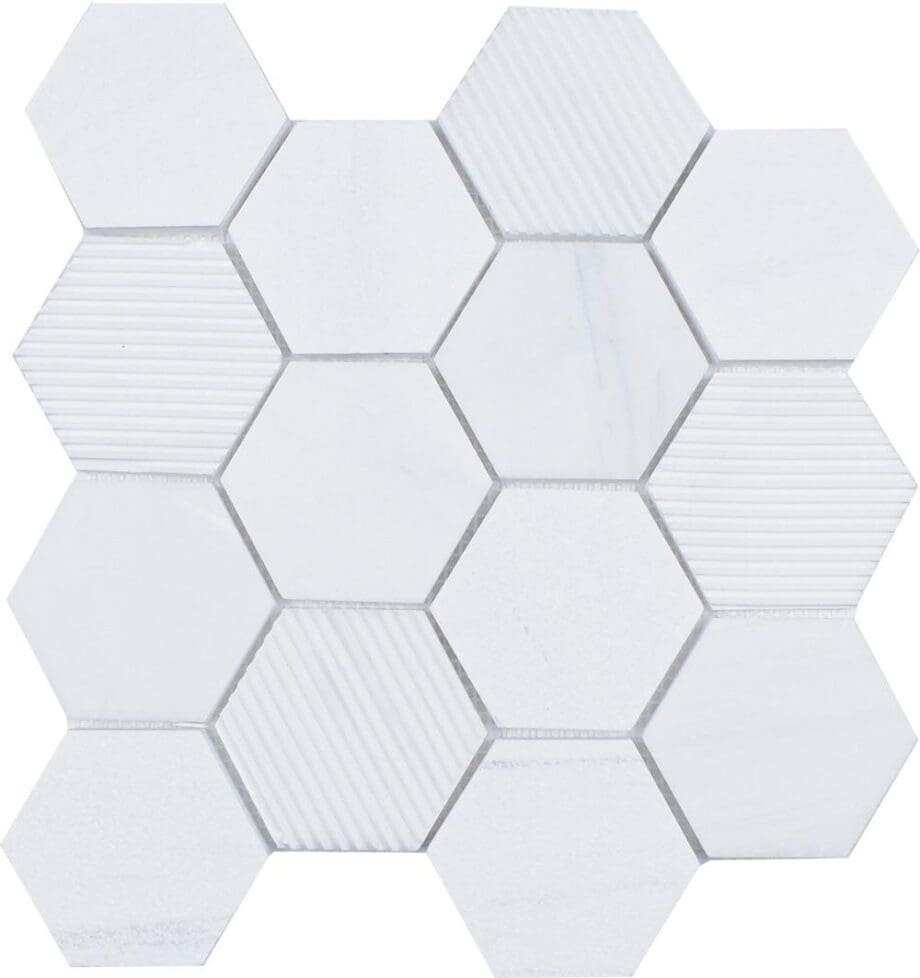 Tesoro Contempo Dolomite 3in Hex MMXCONTDOL3HX