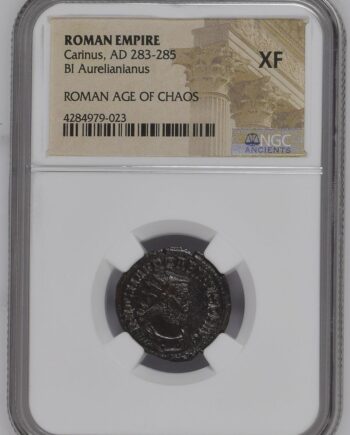Carinus NGC XF Aurelianianus roman coin