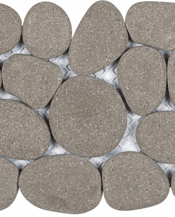 Bati Orient PIGR29 Grey Reconstituted Pebble Mosaic Interlocking Border